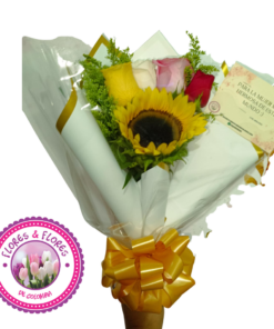 girasol decorado